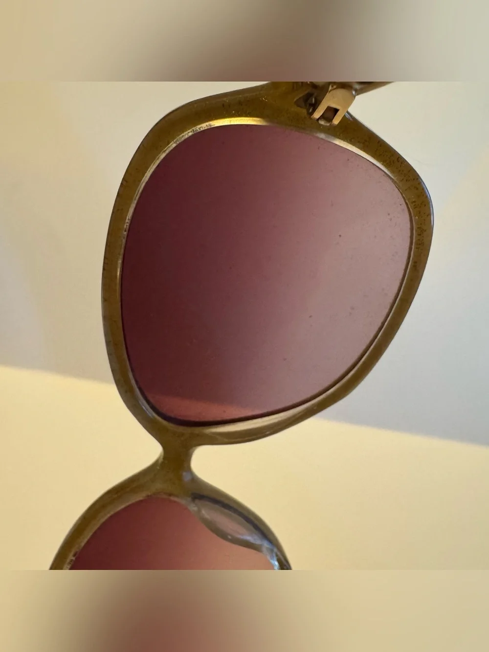 Kate Spade GABI/S OJBY Oversized Round Gradient Sunglasses 130 Gold Tortoise